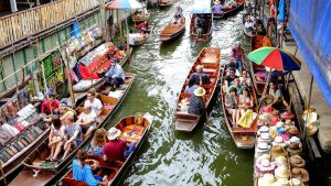 The Damnoen Saduak Floating Market